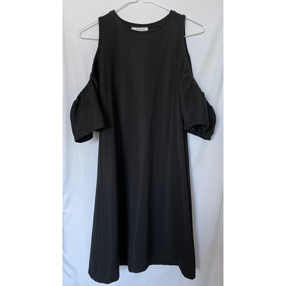 ZARA RUFFLE SHIFT DRESS - Picture 2 of 3